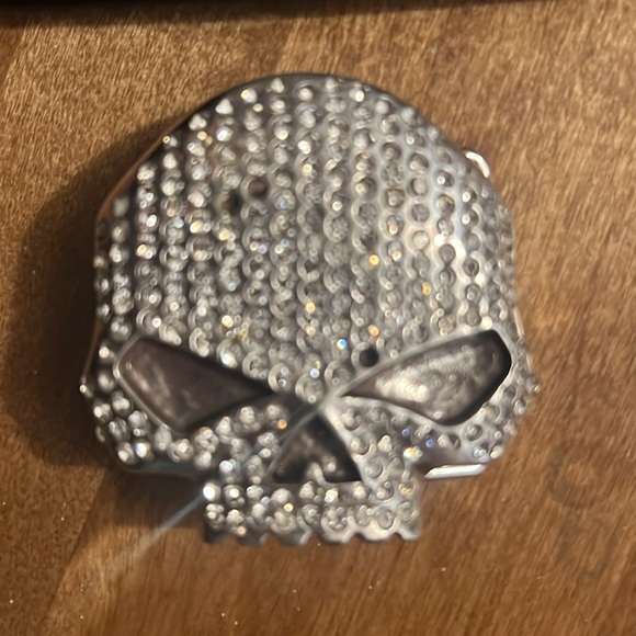 Harley Davidson Willy G Crystal studded belt buckle - Picture 2 of 4